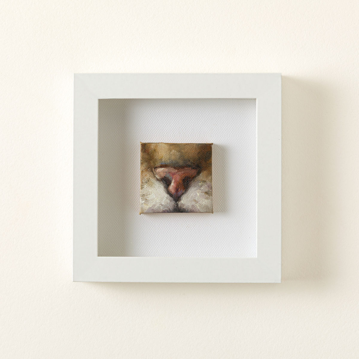 Custom Pet Snoot Miniature Oil Painting - Single Snoot