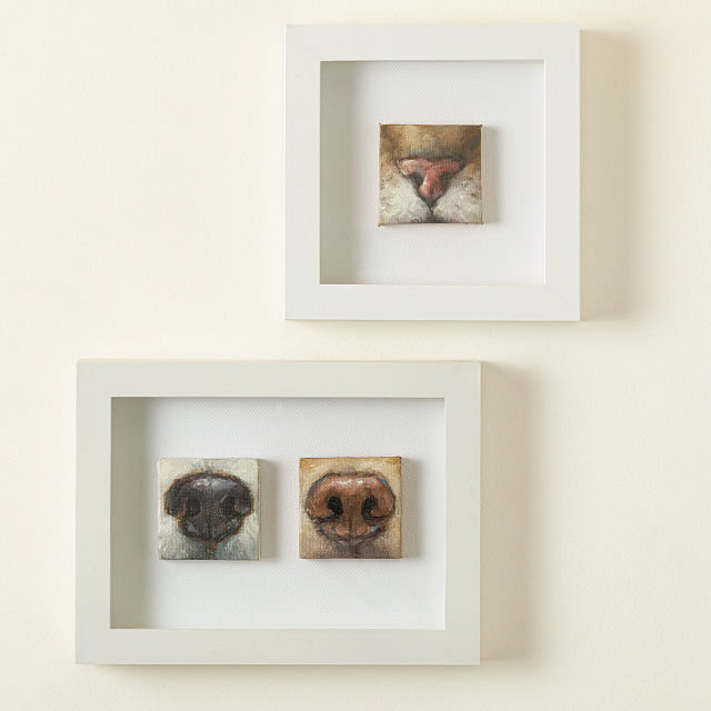 Custom Pet Snoot Miniature Oil Painting