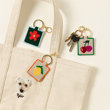 Beginners Needlepoint Keychain Kit