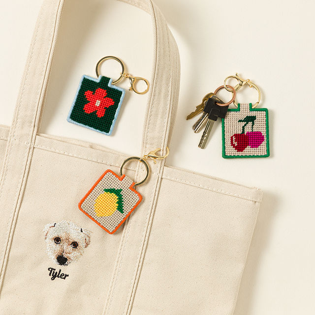 Beginners Needlepoint Keychain Kit