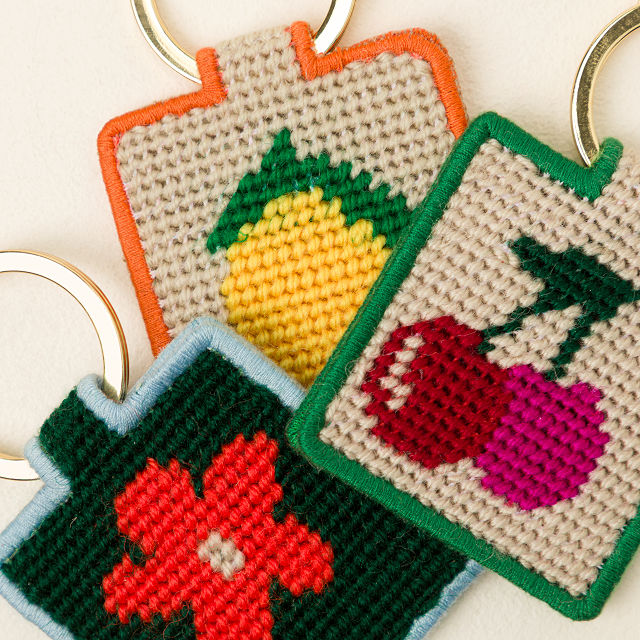Beginners Needlepoint Keychain Kit