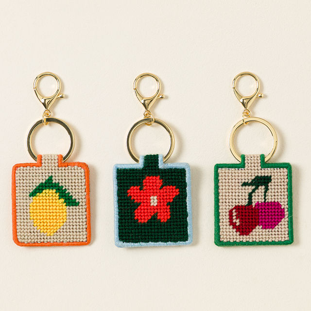 Beginners Needlepoint Keychain Kit