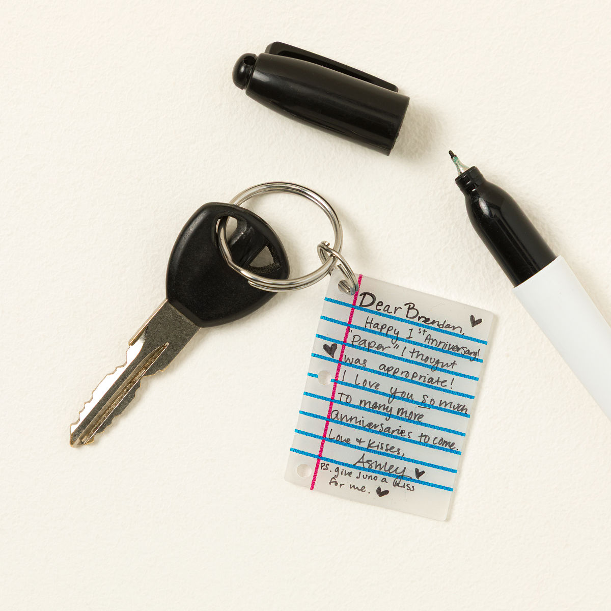 Little Forever Letter DIY Shrink Keychain Kit