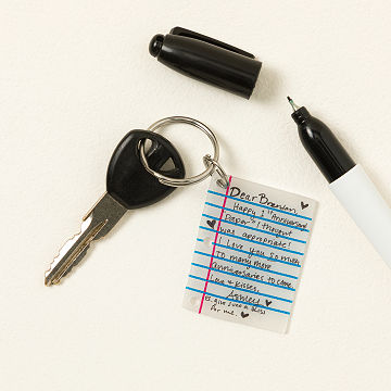 Little Forever Letter DIY Shrink Keychain Kit