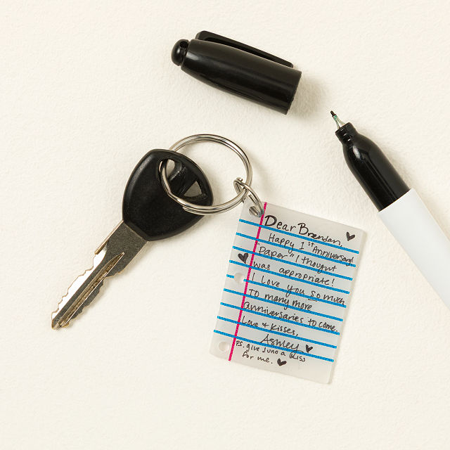 Little Forever Letter DIY Shrink Keychain Kit