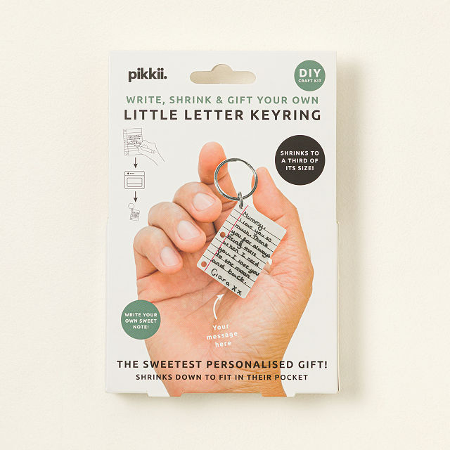 Little Forever Letter DIY Shrink Keychain Kit