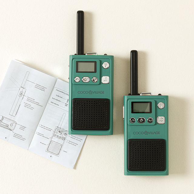 Kids Throwback Walkie Talkies with Flashlight