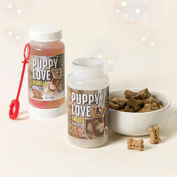 Gingerbread Puppy Bubbles & Treat Set