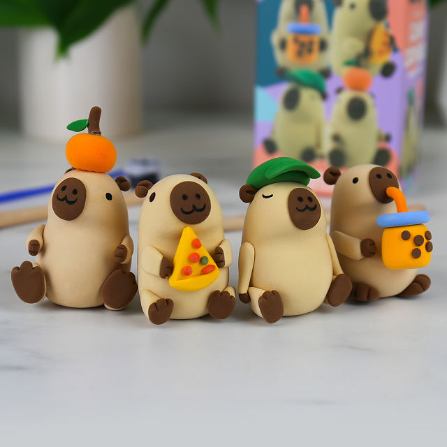 Sculpt Your Own Capybara Desk Pets