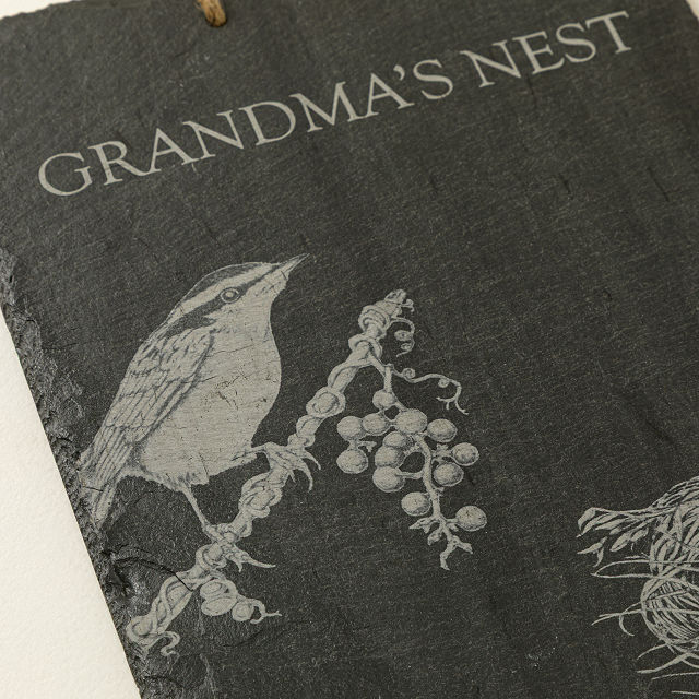 Garden Greeting Personalized Slate Sign