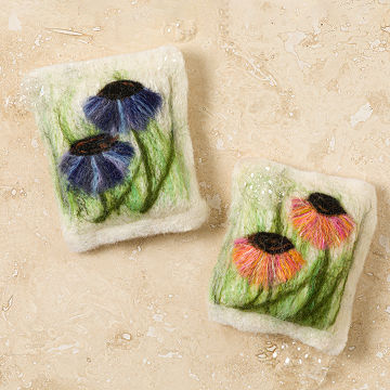 Wildflower Seed Packet Felted Soap