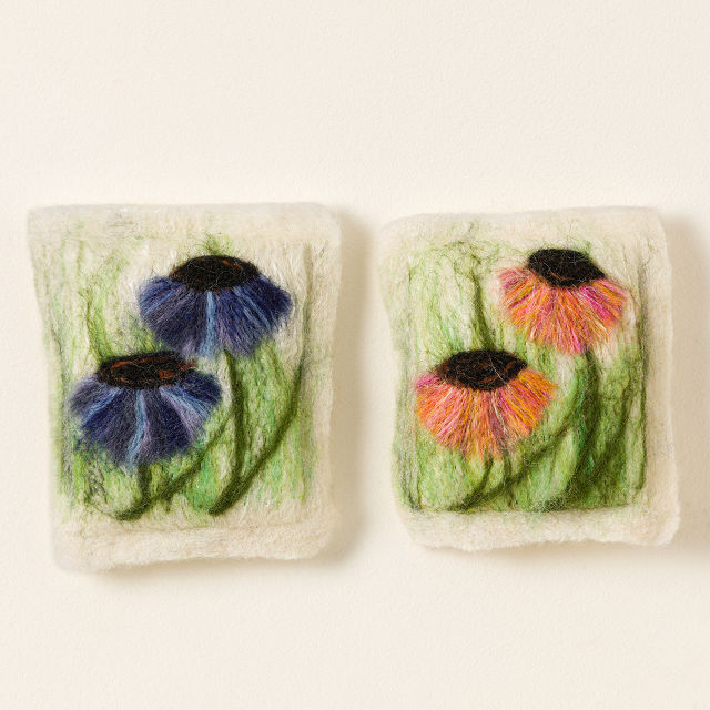 Wildflower Seed Packet Felted Soap