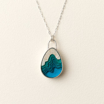 Beneath the Surface Ocean Necklace
