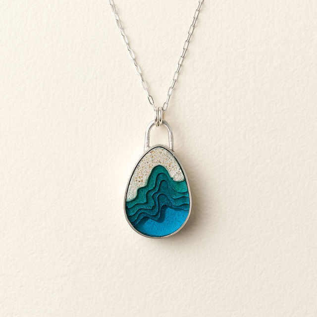Beneath the Surface Ocean Necklace