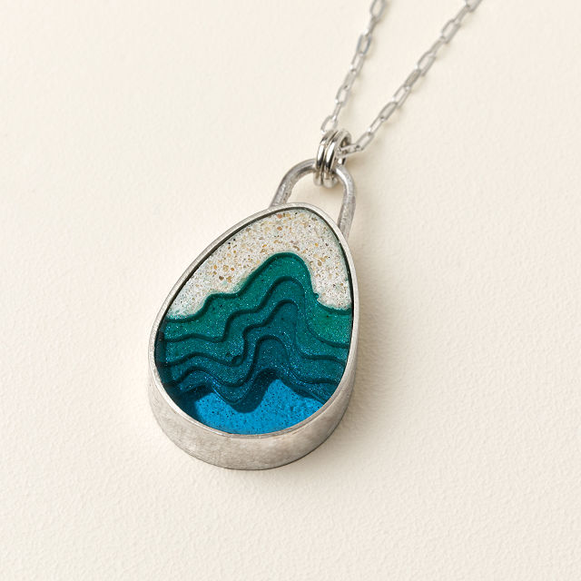 Beneath the Surface Ocean Necklace