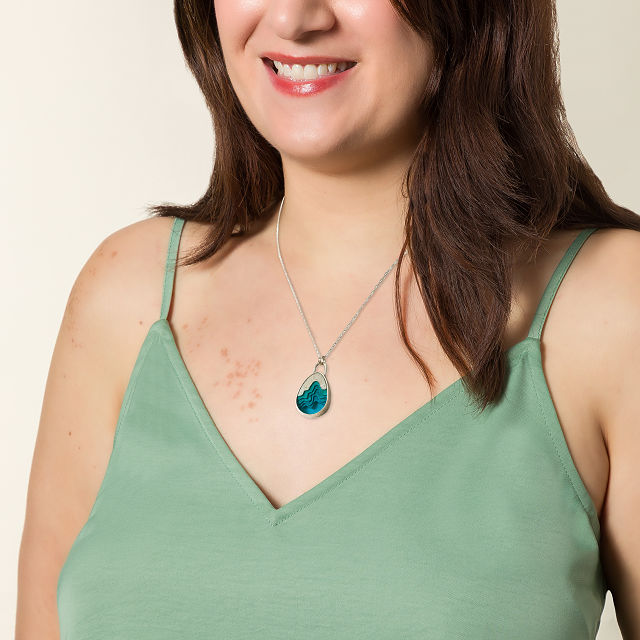 Beneath the Surface Ocean Necklace