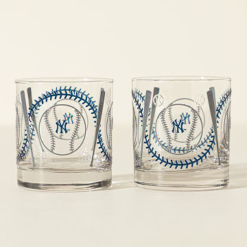 MLB Stitch Grip Glass - Set of 2
