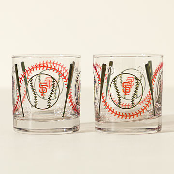 MLB Stitch Grip Glass - Set of 2