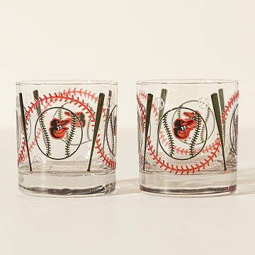 MLB Stitch Grip Glass - Set of 2