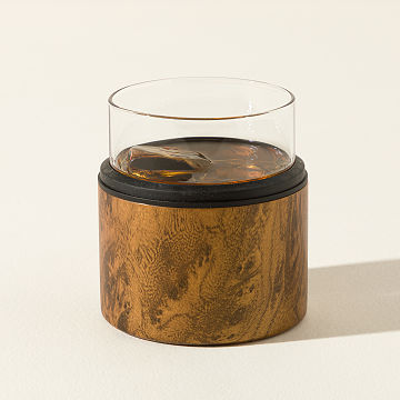 Insulated Whiskey Sleeve & Glass