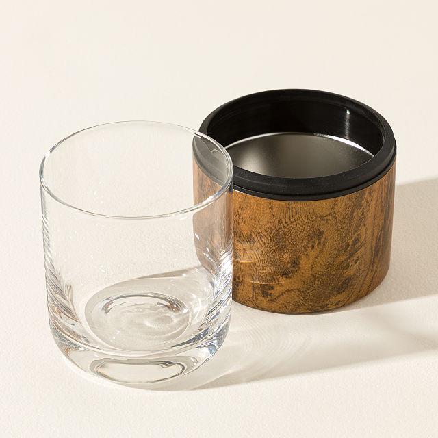 Insulated Whiskey Sleeve & Glass