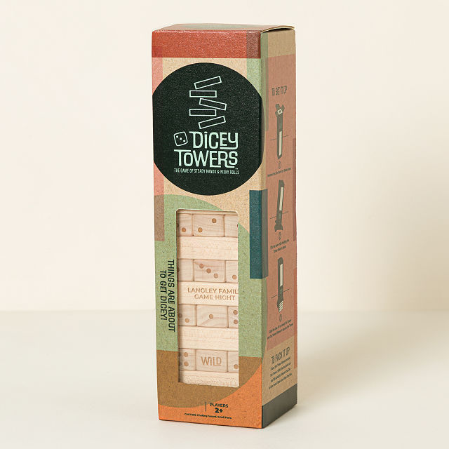 Tower of Chance Personalized Stacking Dice Game