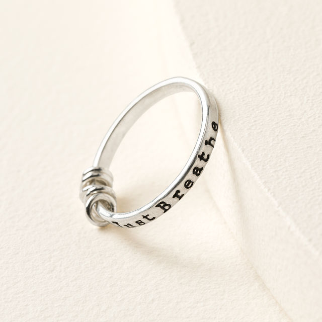 Just Breathe Fidget Ring