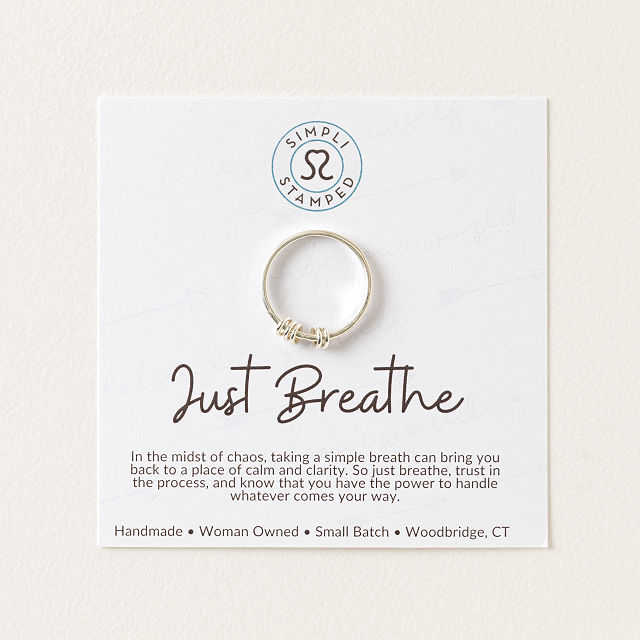 Just Breathe Fidget Ring