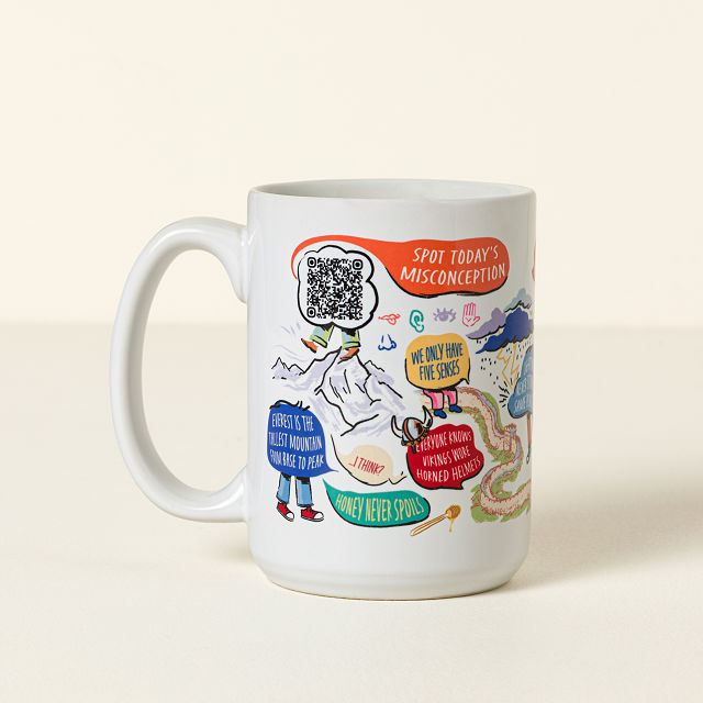 Common Misconceptions Trivia QR Mug