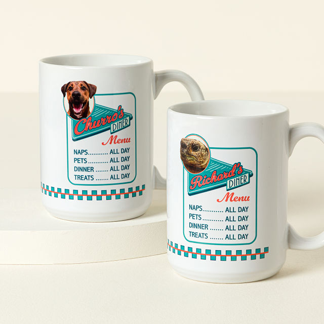 Custom Pet Diner Mug