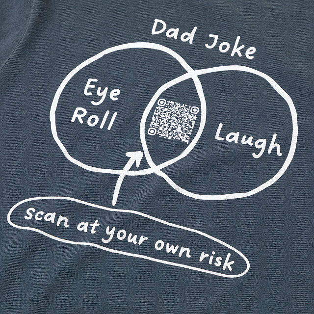 Scan at Your Own Risk Dad Joke QR Tee