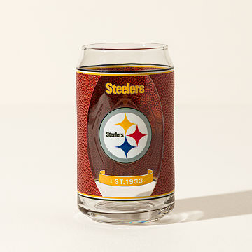 NFL Touchdown Football Glass