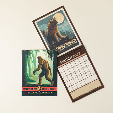 Legends of the National Parks Calendar