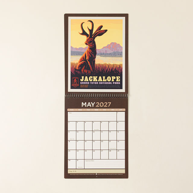 Legends of the National Parks Calendar