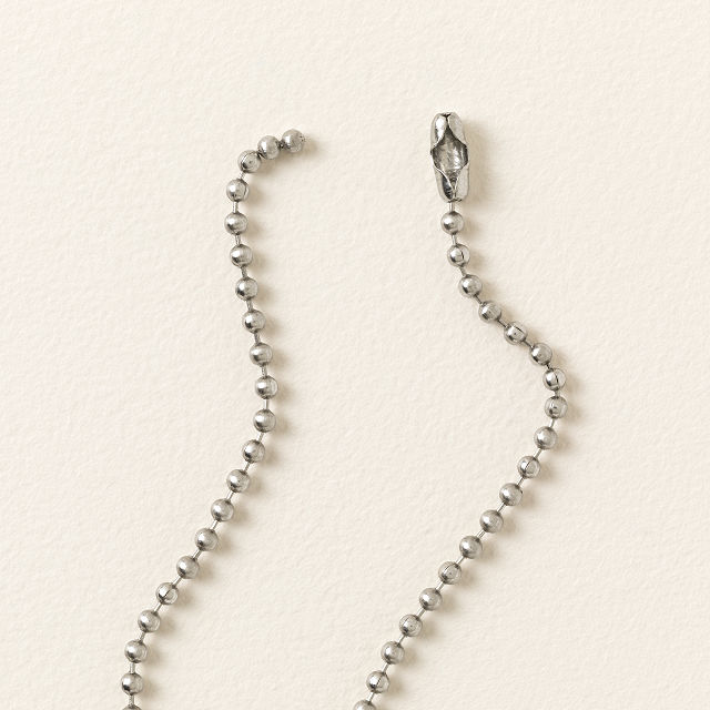 Hand-Stamped Men's Disc Necklace
