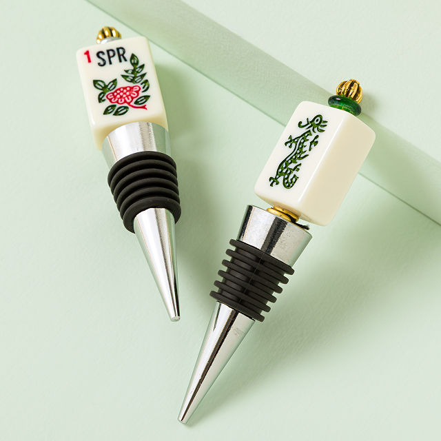 Repurposed Mahjong Tile Bottle Stopper