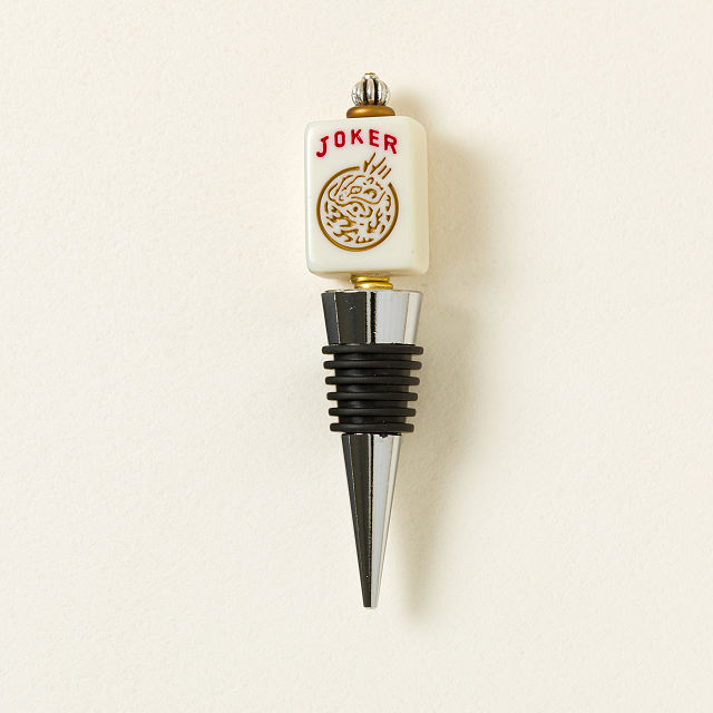 Repurposed Mahjong Tile Bottle Stopper