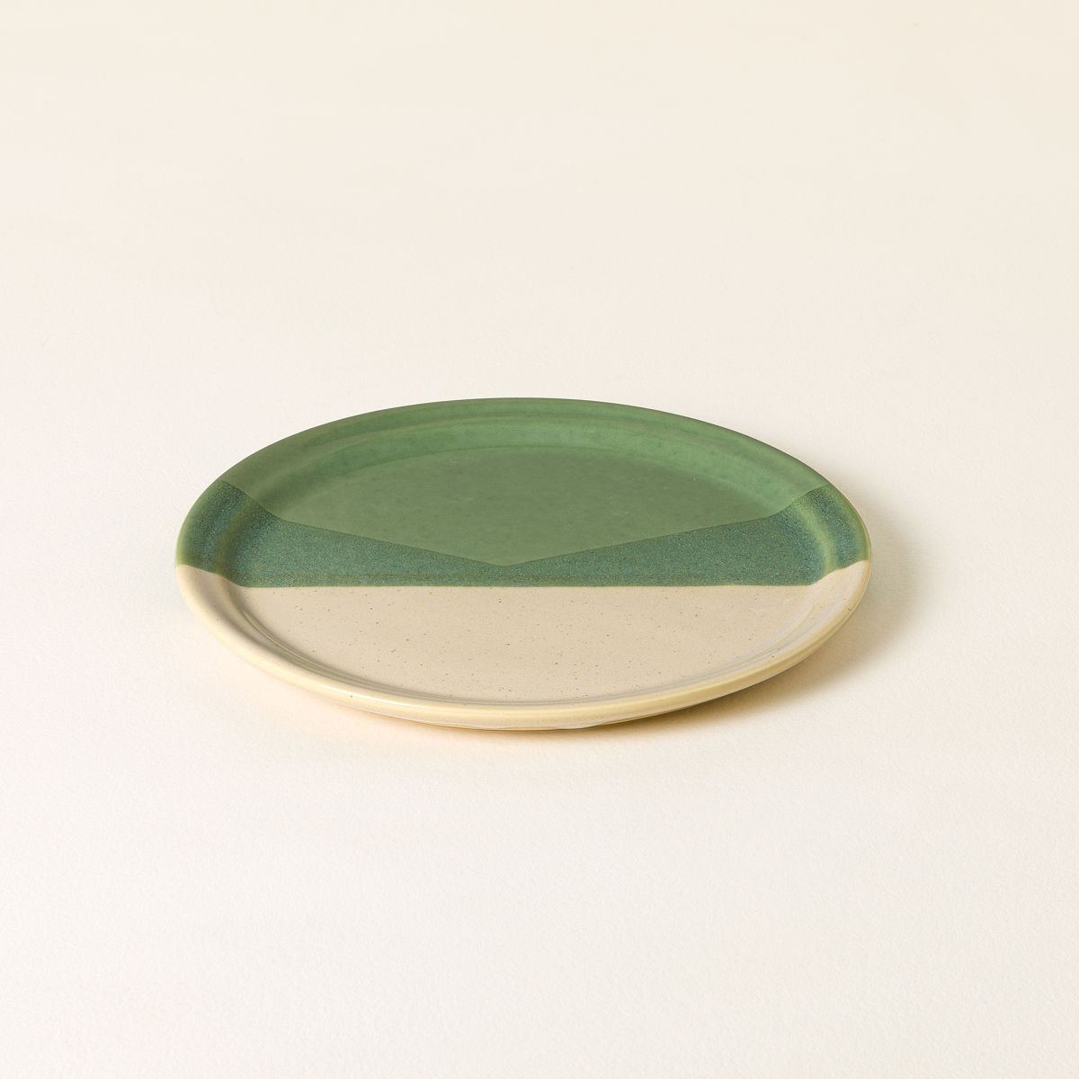 Sandstone Sage Ceramic Dinnerware - Salad Plates - Set of 4