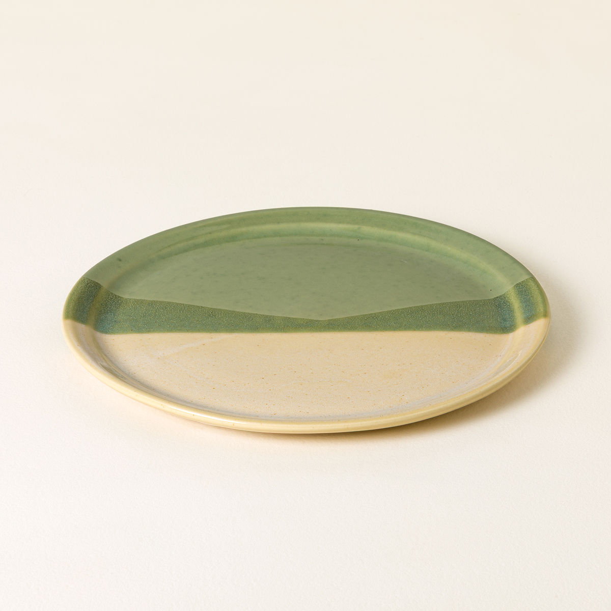 Sandstone Sage Ceramic Dinnerware - Dinner Plates - Set of 4