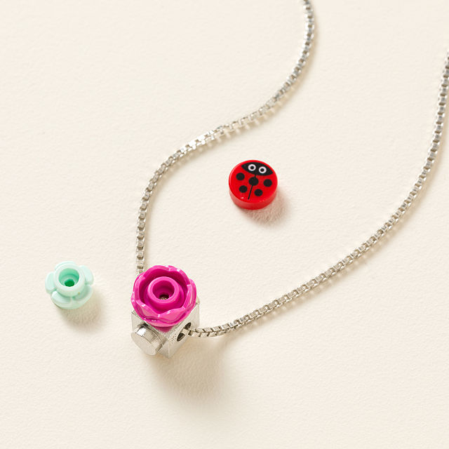 Sterling Silver Brick Necklace