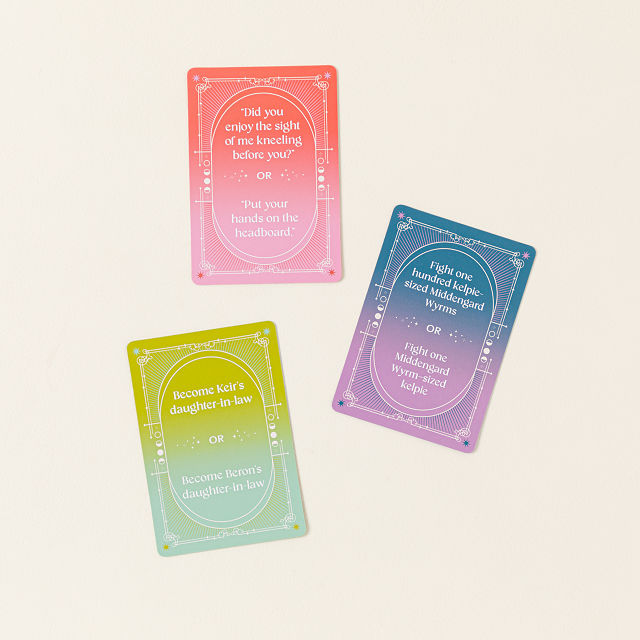 A Deck of Woulds or Rathers Game