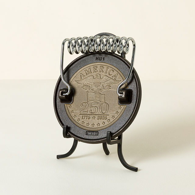 America 250 Cast Iron Grill Press