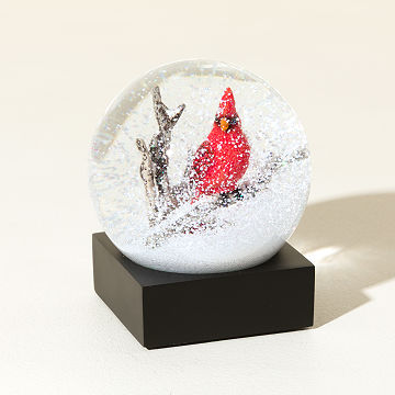 Comforting Cardinal Snow Globe