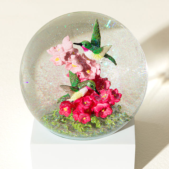 Hummingbirds in Harmony Snow Globe
