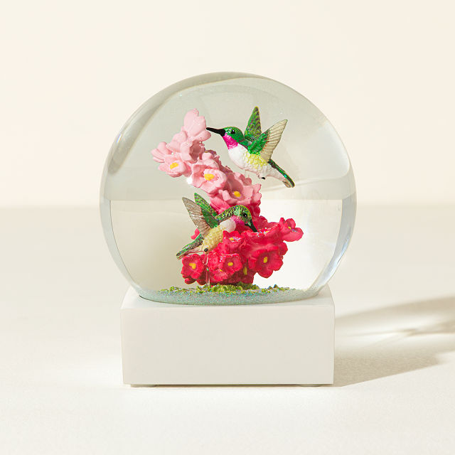 Hummingbirds in Harmony Snow Globe