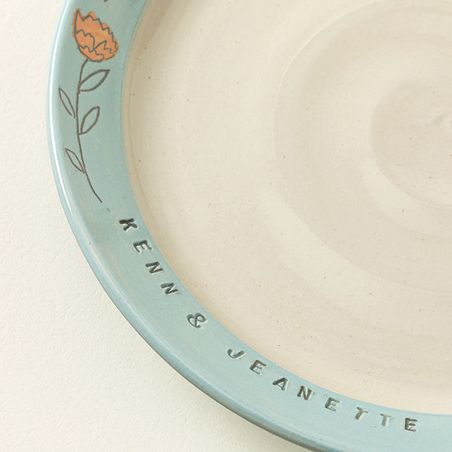 Lasting Love Personalized Ceramic Platter