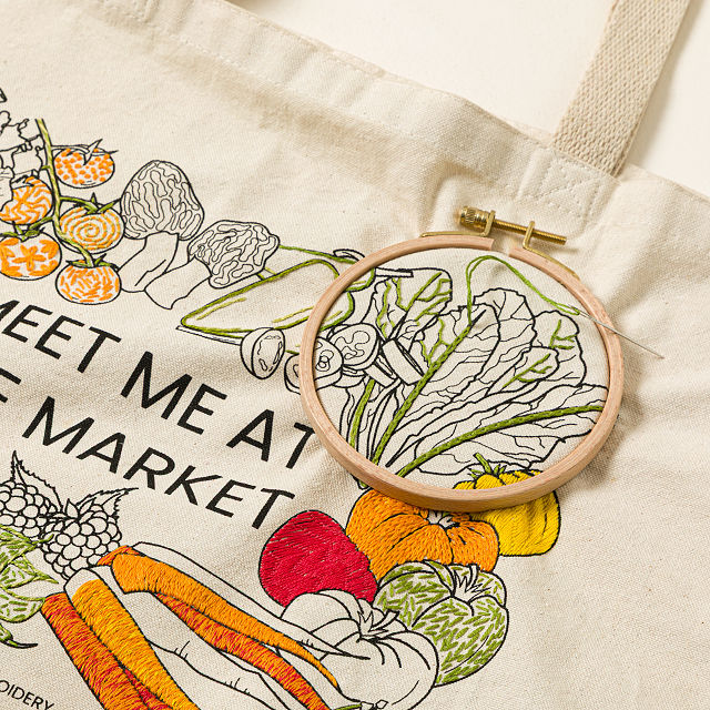 Stitch At Your Own Pace Market Tote