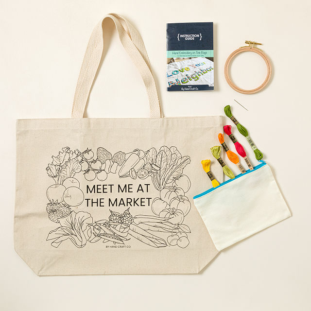 Stitch At Your Own Pace Market Tote