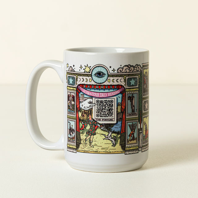 Daily Tarot Reading QR Mug