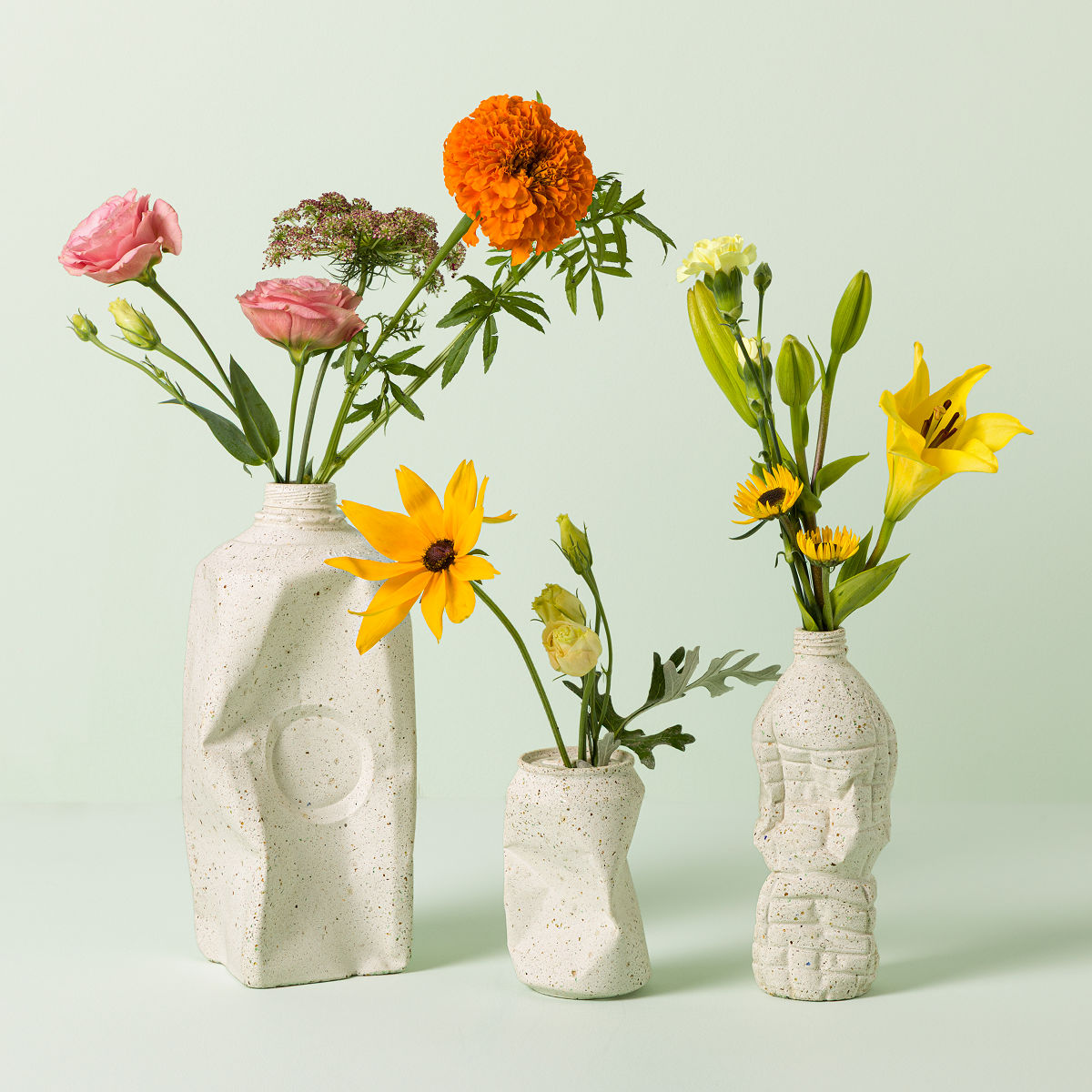 Terrazzo Concrete Garbage Vases